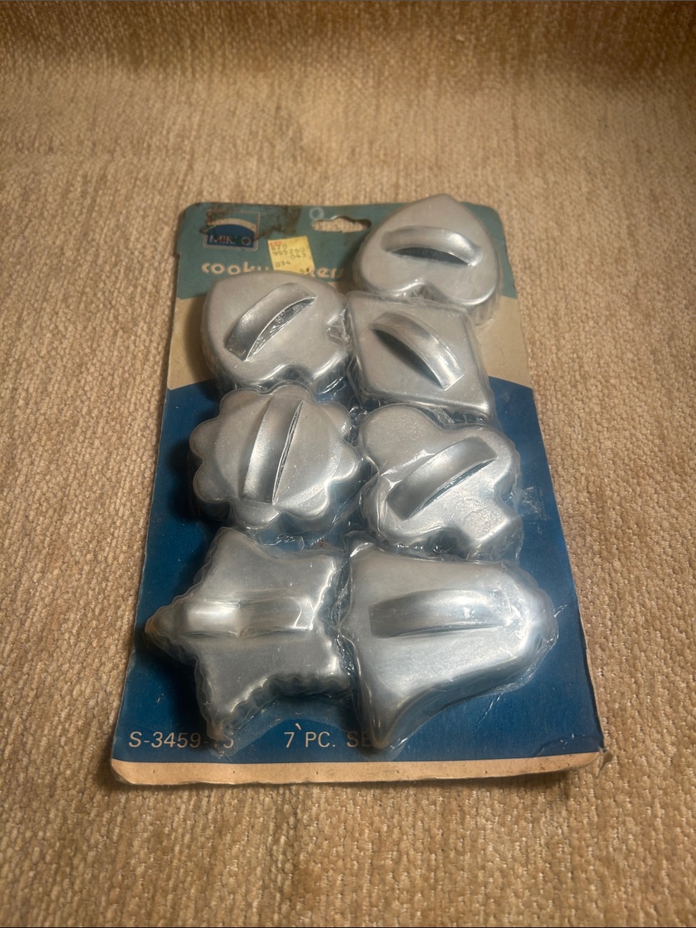 Silver Decorative Cookie Cutter Set - 7 Piece